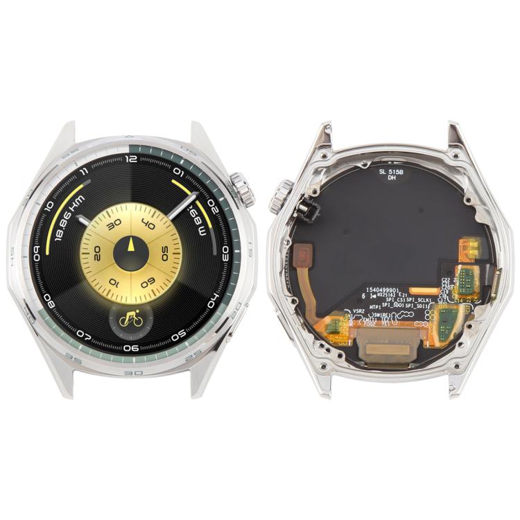 Schermo LCD digitalizzatore completo con cornice per Huawei Watch GT 6 46mm originale., For Huawei Watch GT 6 46mm(Original)