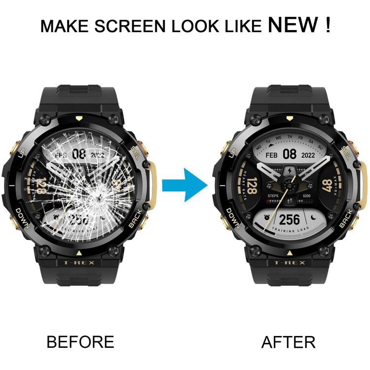 Vetro esterno per lo schermo frontale originale di Amazfit T-Rex Ultra, For Amazfit T-Rex Ultra(Original)