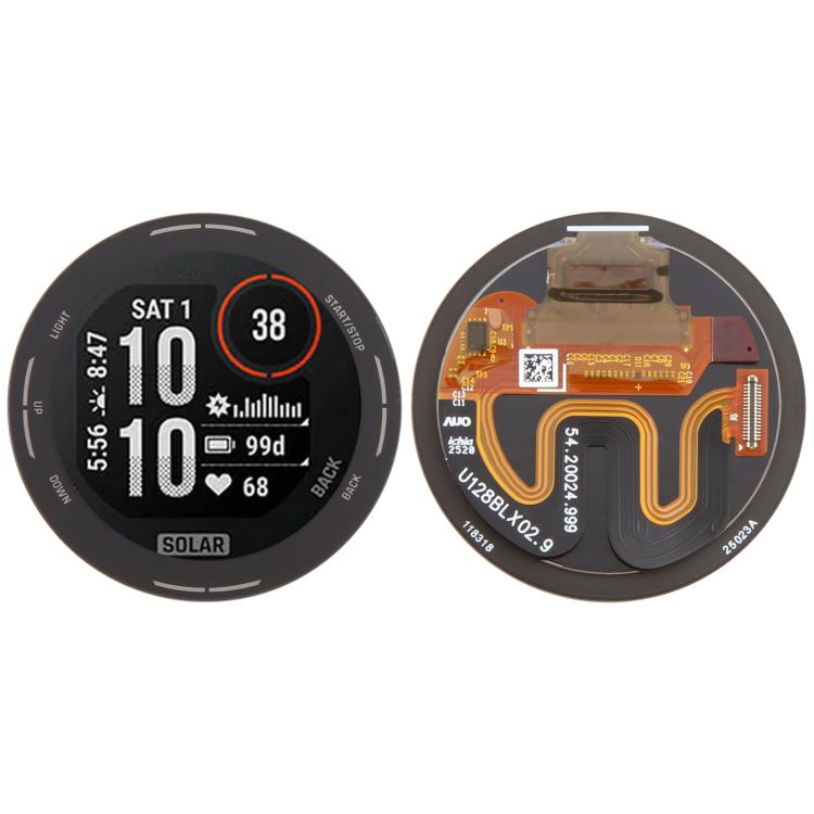 Schermo LCD AMOLED originale da 45 mm con digitalizzatore, assemblaggio completo, per Garmin Instinct 3., For Garmin Instinct 3 AMOLED 45mm(Original)