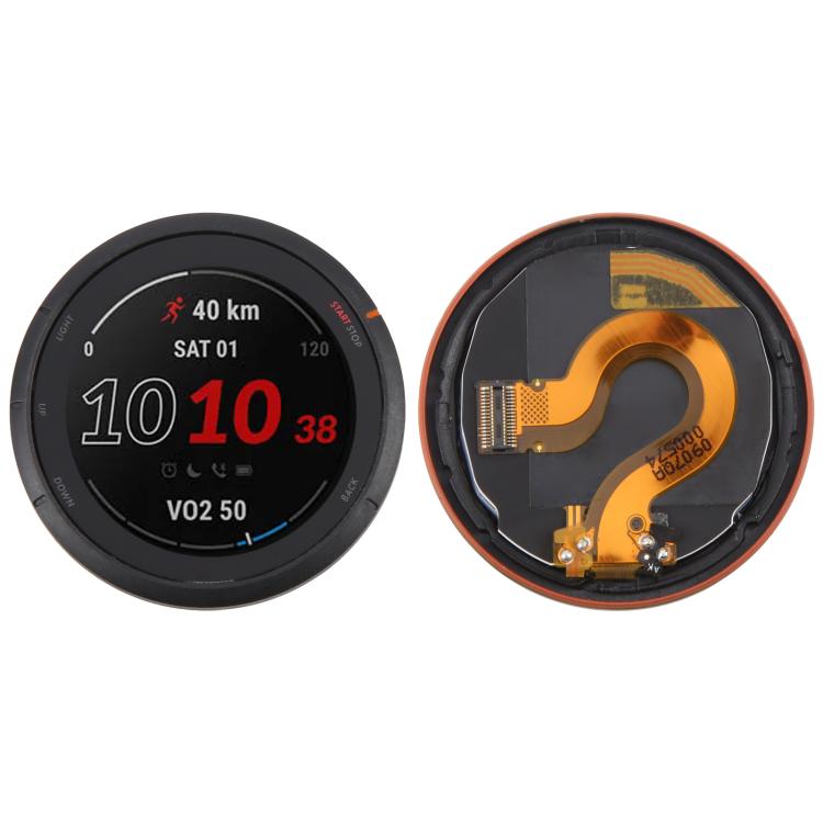 Per Garmin Forerunner 255, schermo LCD da 46 mm con digitalizzatore, assemblaggio completo., For Garmin Forerunner 255 46mm, For Garmin Forerunner 255 46mm(Yellow)