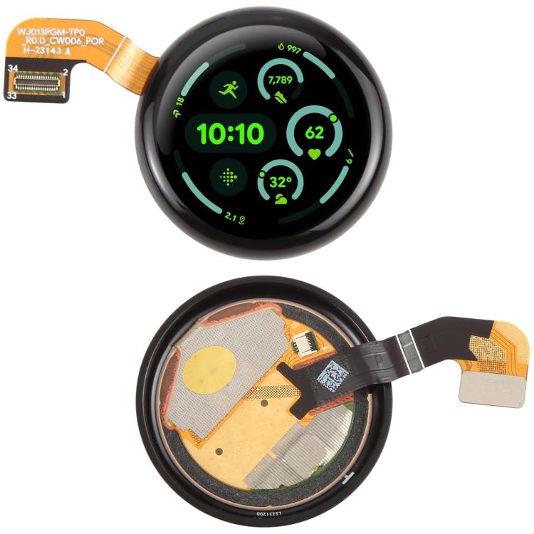 Schermo LCD originale con digitalizzatore e assemblaggio completo per Google Pixel Watch 3 da 41 mm., For Google Pixel Watch 3 41mm (Original)