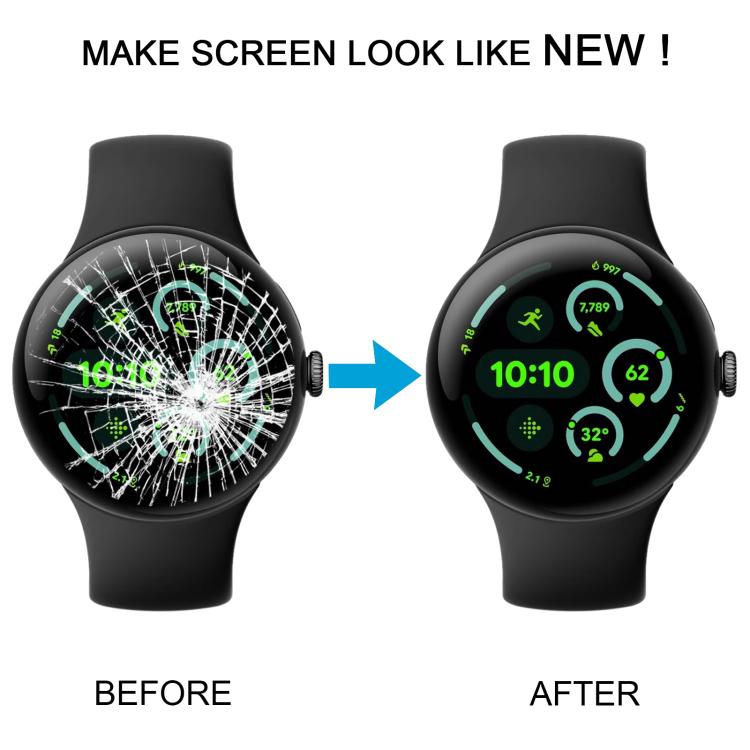Schermo LCD originale con digitalizzatore e assemblaggio completo per Google Pixel Watch 3 da 41 mm., For Google Pixel Watch 3 41mm (Original)