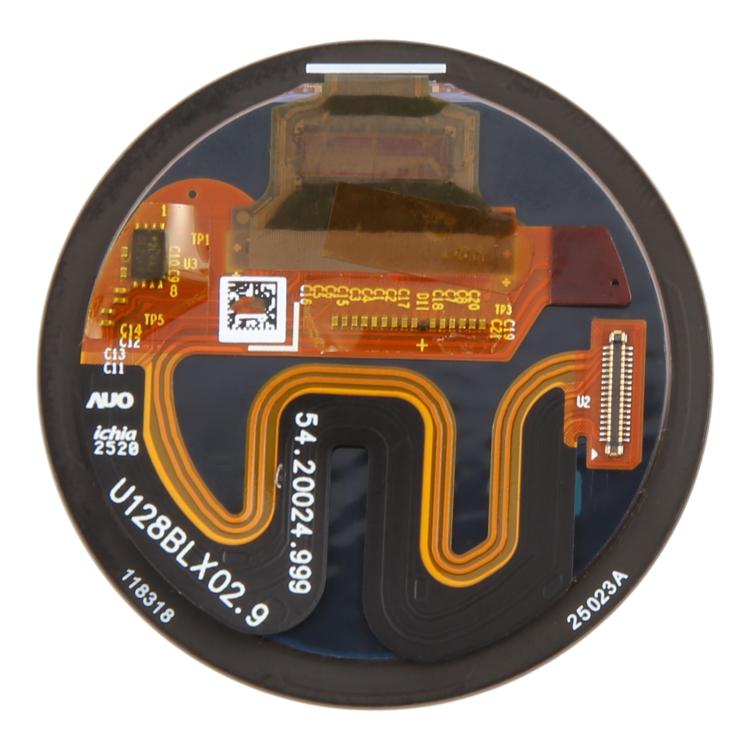 Schermo LCD AMOLED originale da 50 mm con digitalizzatore, assemblaggio completo, per Garmin Instinct 3., For Garmin Instinct 3 AMOLED 50mm (Original)