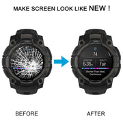 Schermo LCD AMOLED originale da 50 mm con digitalizzatore, assemblaggio completo, per Garmin Instinct 3., For Garmin Instinct 3 AMOLED 50mm (Original)