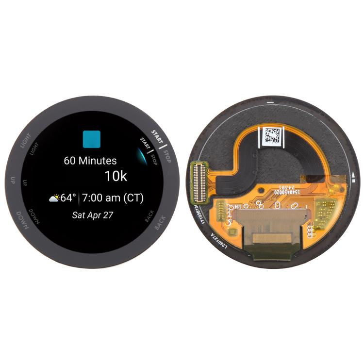 Schermo LCD originale con digitalizzatore per Garmin Forerunner 165, assemblaggio completo., For Garmin Forerunner 165(Original)