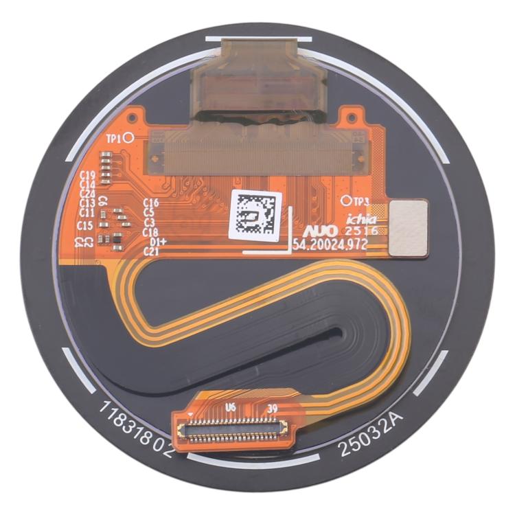 Schermo LCD originale con digitalizzatore completo, senza adesivo NFC, For Garmin Venu 3s 41mm(Original)