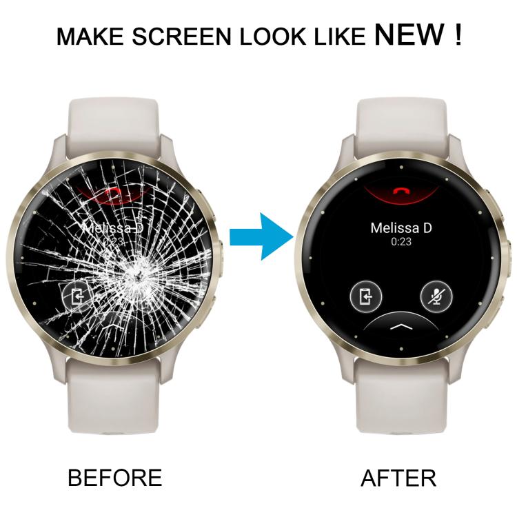 Schermo LCD originale con digitalizzatore completo, senza adesivo NFC, For Garmin Venu 3s 41mm(Original)