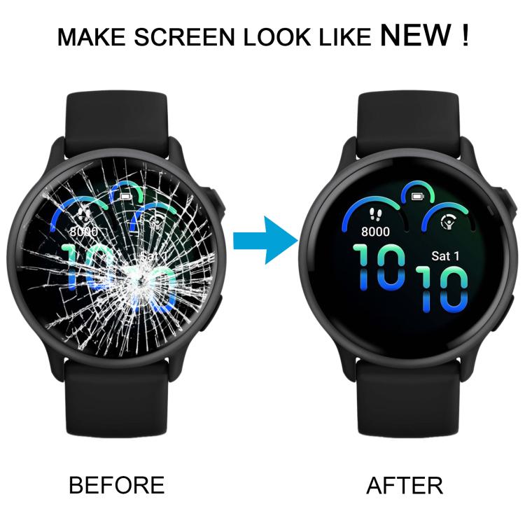 Schermo LCD originale con digitalizzatore completo, senza adesivo NFC, For Garmin Vivoactive 6(Original)