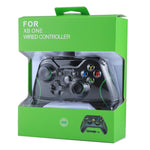 Controller di gioco USB cablato Gamepad per console XBOX ONE / PC / laptop, lunghezza cavo: circa 2,1 m, HSY-008 (Black), HSY-008