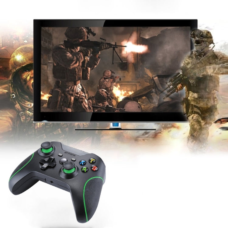 Controller di gioco USB cablato Gamepad per console XBOX ONE / PC / laptop, lunghezza cavo: circa 2,1 m, HSY-008 (Black), HSY-008
