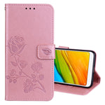 Custodia portafoglio in pelle PU rosa per Xiaomi Redmi 5 Plus