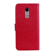 Per Xiaomi Redmi 5 Plus Custodia in pelle PU ambientale con vibrazione orizzontale in rilievo rosa con supporto, slot per carte e portafoglio, For Xiaomi Redmi 5 Plus, For Redmi 5 Plus
