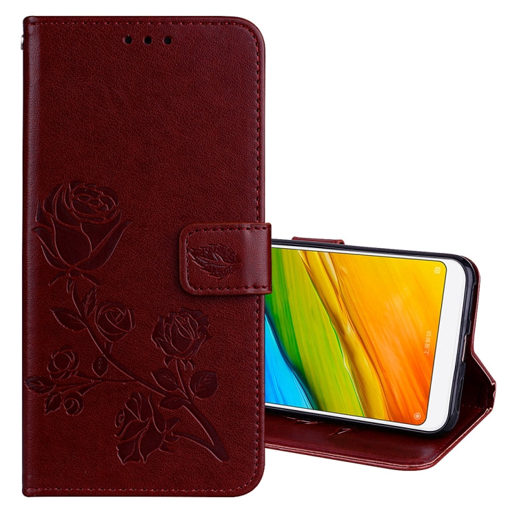 Custodia portafoglio in pelle PU rosa per Xiaomi Redmi 5 Plus