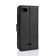 Custodia in pelle a libro orizzontale Litchi Texture per Xiaomi Redmi 6A, con portafoglio, supporto e slot per carte, For Redmi 6A