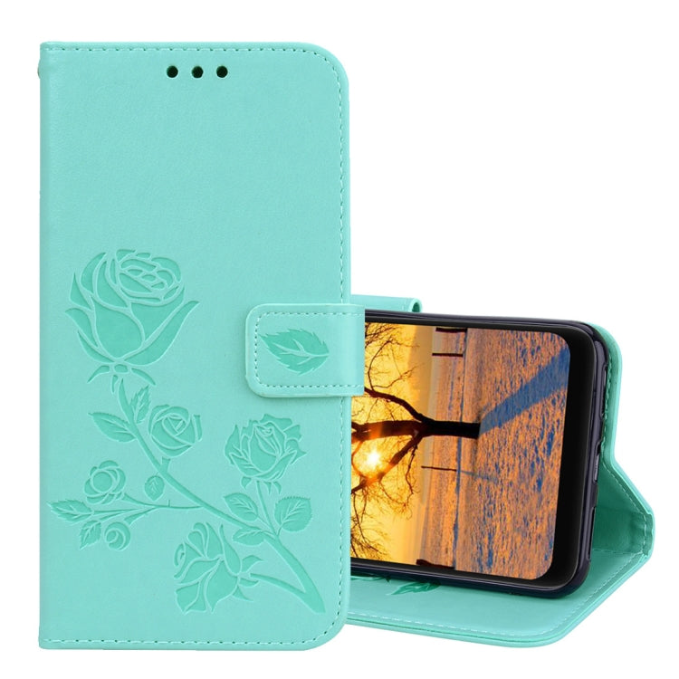 Custodia in pelle PU con vibrazione orizzontale in rilievo rosa per Xiaomi Pocophone F1, con supporto, slot per schede e portafoglio, For Poco F1, For Xiaomi Poco F1