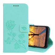 Custodia in pelle PU con vibrazione orizzontale in rilievo rosa per Xiaomi Pocophone F1, con supporto, slot per schede e portafoglio, For Poco F1, For Xiaomi Poco F1