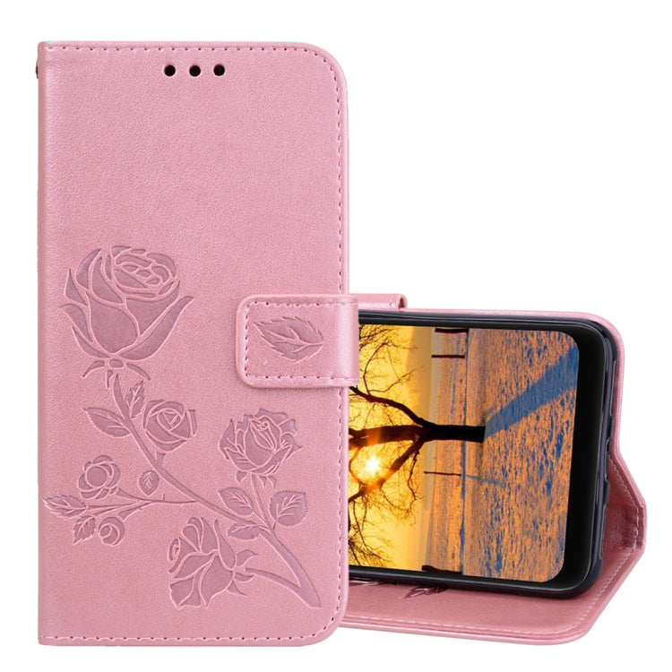 Custodia portafoglio in pelle PU rosa per Xiaomi Pocophone F1