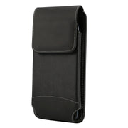 Custodia universale in tessuto Oxford da appendere alla vita per telefoni cellulari da 6,4-6,5 pollici, con moschettone, 6.5 inch