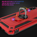 Custodia protettiva in TPU per Xiaomi Mi 9 con supporto girevole
