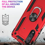 Sergeant Armor Custodia protettiva antiurto in TPU + PC per Xiaomi Mi 9, con supporto girevole a 360 gradi