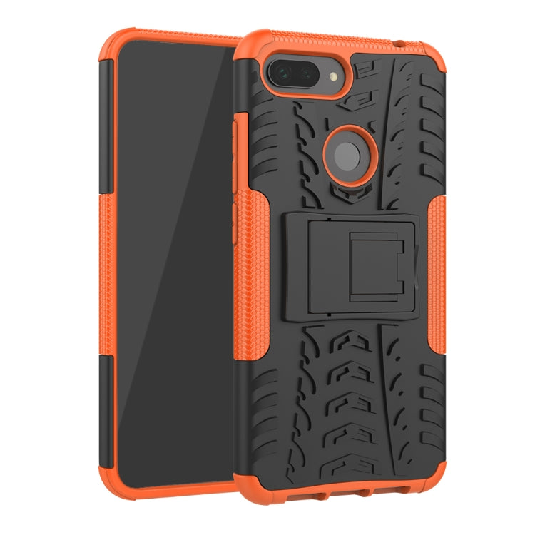 Custodia antiurto per PC + TPU per pneumatici per Xiaomi Mi 8 Lite, con supporto, For Xiaomi Mi 8 Lite