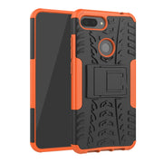 Custodia antiurto per PC + TPU per pneumatici per Xiaomi Mi 8 Lite, con supporto, For Xiaomi Mi 8 Lite