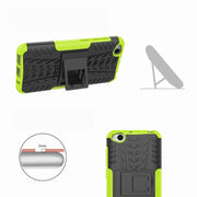 Tyre Texture TPU+PC Custodia protettiva antiurto per Xiaomi Redmi Go, con supporto, For Xiaomi Redmi Go