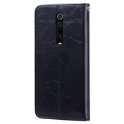 Custodia in pelle flip orizzontale con struttura in cera d'olio stile business per Xiaomi Redmi K20 / K20 Pro, con supporto e slot per schede e portafoglio, For Xiaomi Redmi K20 / K20 Pro