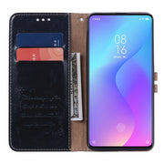 Custodia in pelle flip orizzontale con struttura in cera d'olio stile business per Xiaomi Redmi K20 / K20 Pro, con supporto e slot per schede e portafoglio, For Xiaomi Redmi K20 / K20 Pro