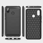 Custodia TPU fibra di carbonio per Xiaomi Mi Max 3