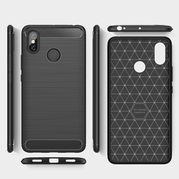 Custodia TPU fibra di carbonio per Xiaomi Mi Max 3