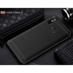 Custodia TPU fibra di carbonio per Xiaomi Mi Max 3