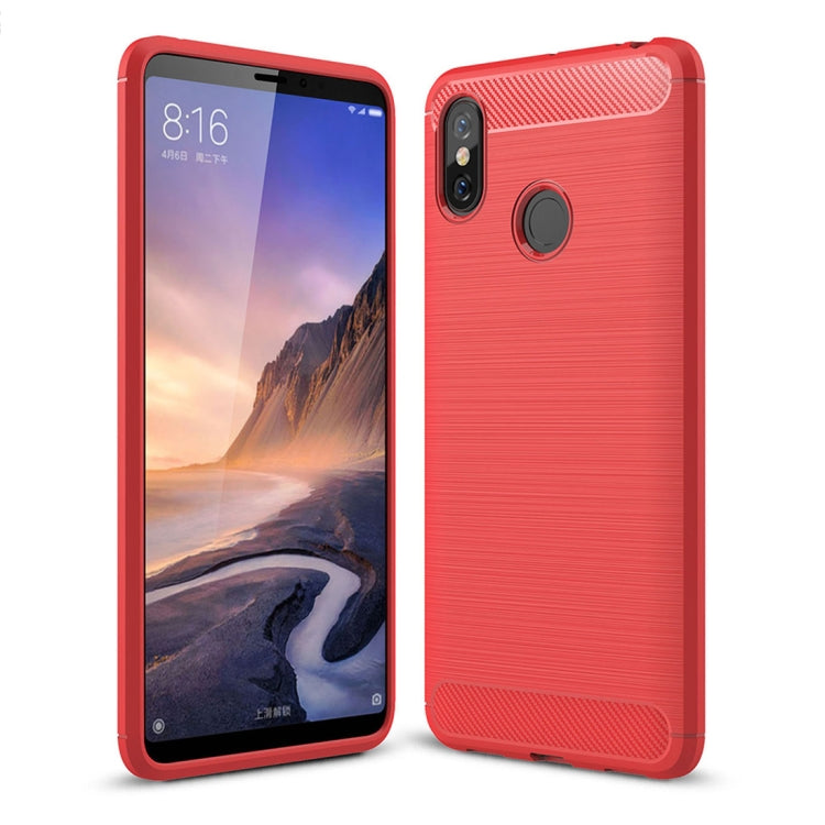 Custodia TPU fibra di carbonio per Xiaomi Mi Max 3
