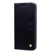 Custodia in pelle flip orizzontale con struttura in cera d'olio stile business per Xiaomi Mi 8, con supporto, slot per schede e portafoglio, For Xiaomi Mi 8