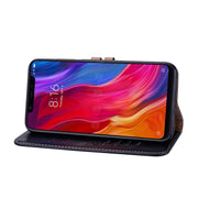 Custodia in pelle flip orizzontale con struttura in cera d'olio stile business per Xiaomi Mi 8, con supporto, slot per schede e portafoglio, For Xiaomi Mi 8