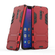 Custodia antiurto in PC + TPU per Xiaomi Pocophone F1, con supporto, Xiaomi Pocophone F1