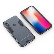 Custodia antiurto in PC + TPU per Xiaomi Redmi Note 6, con supporto, Xiaomi Redmi Note 6