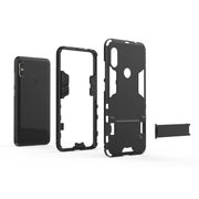 Custodia antiurto in PC + TPU per Xiaomi Redmi Note 6, con supporto, Xiaomi Redmi Note 6