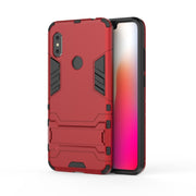 Custodia antiurto in PC + TPU per Xiaomi Redmi Note 6, con supporto, Xiaomi Redmi Note 6