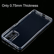 Per Xiaomi Redmi Note 10 Pro Custodia protettiva morbida in TPU trasparente ultrasottile da 0,75 mm, For Xiaomi Redmi Note 10 Pro