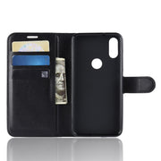 Custodia in pelle Flip orizzontale con texture Litchi per Xiaomi Redmi Note 7, con portafoglio e porta carte di credito, For Redmi Note 7