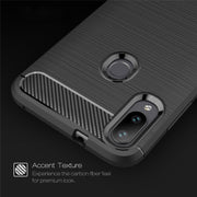 Custodia in TPU in fibra di carbonio con trama spazzolata per Xiaomi Mi Play, For Xiaomi Mi Play