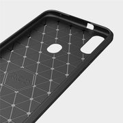 Custodia in TPU in fibra di carbonio con trama spazzolata per Xiaomi Mi Play, For Xiaomi Mi Play