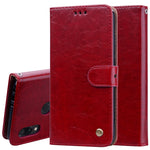 Custodia portafoglio in pelle flip per Xiaomi Redmi 7