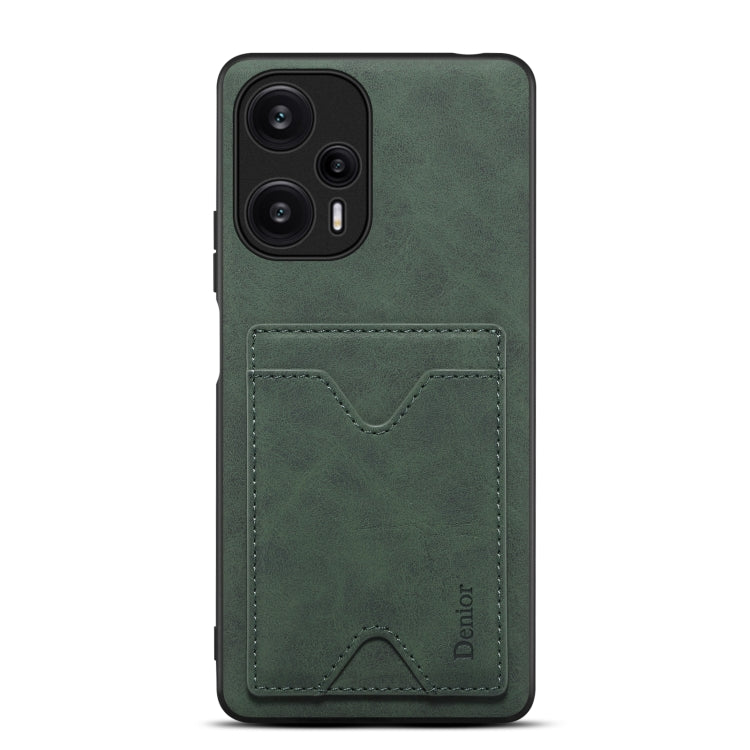 Custodia per cellulare Denior PU con cover posteriore per slot per schede per Xiaomi Redmi Note 12 Turbo / Poco F5, For Xiaomi Redmi Note 12 Turbo / Poco F5