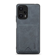 Custodia per cellulare Denior PU con cover posteriore per slot per schede per Xiaomi Redmi Note 12 Turbo / Poco F5, For Xiaomi Redmi Note 12 Turbo / Poco F5
