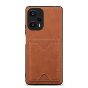 Custodia per cellulare Denior PU con cover posteriore per slot per schede per Xiaomi Redmi Note 12 Turbo / Poco F5, For Xiaomi Redmi Note 12 Turbo / Poco F5