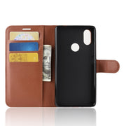 Custodia in pelle con chiusura orizzontale Litchi Texture per Xiaomi Mi 8 SE, con portafoglio, supporto e slot per carte, For Mi 8 SE, For Xiaomi Mi 8 SE