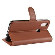 Custodia in pelle con chiusura orizzontale Litchi Texture per Xiaomi Mi 8 SE, con portafoglio, supporto e slot per carte, For Mi 8 SE, For Xiaomi Mi 8 SE