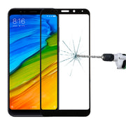 Per Xiaomi Redmi 5 Plus 9H Durezza superficiale Bordo 2.5D Protezione schermo in vetro temperato HD con schermo intero antigraffio, For Redmi 5 Plus